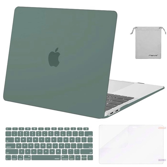 NEW MacBook Air 13 inch Case keyboard screen protector 2022 2021 2020 2019 2018 - Picture 1 of 5